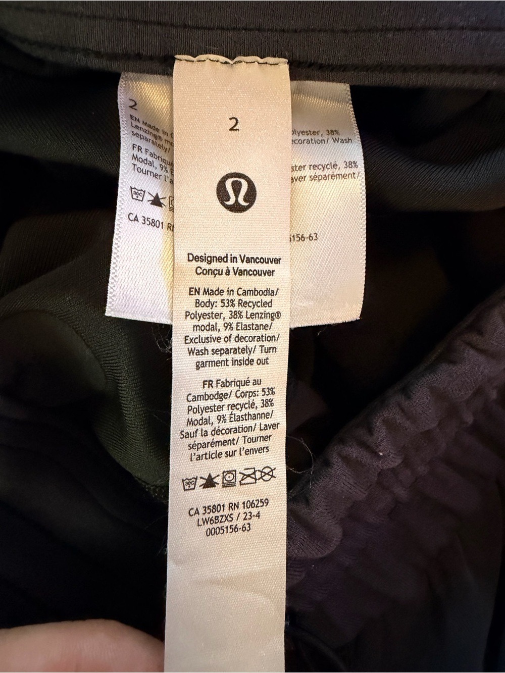 Lululemon Softstreme High-Rise Straight Leg Cropped Pants Gray Size 2 - Picture 2 of 10